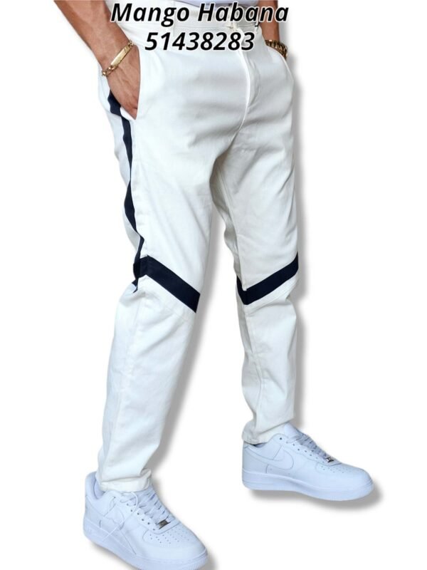 PANTALON JOGGERS 4 PUERTAS BLANCO