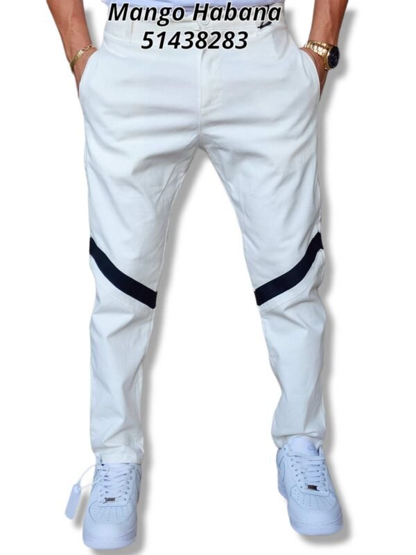 PANTALON JOGGERS 4 PUERTAS BLANCO