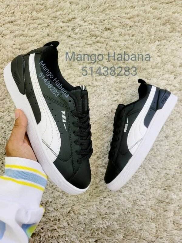 Tenis Puma Negros y Blanco