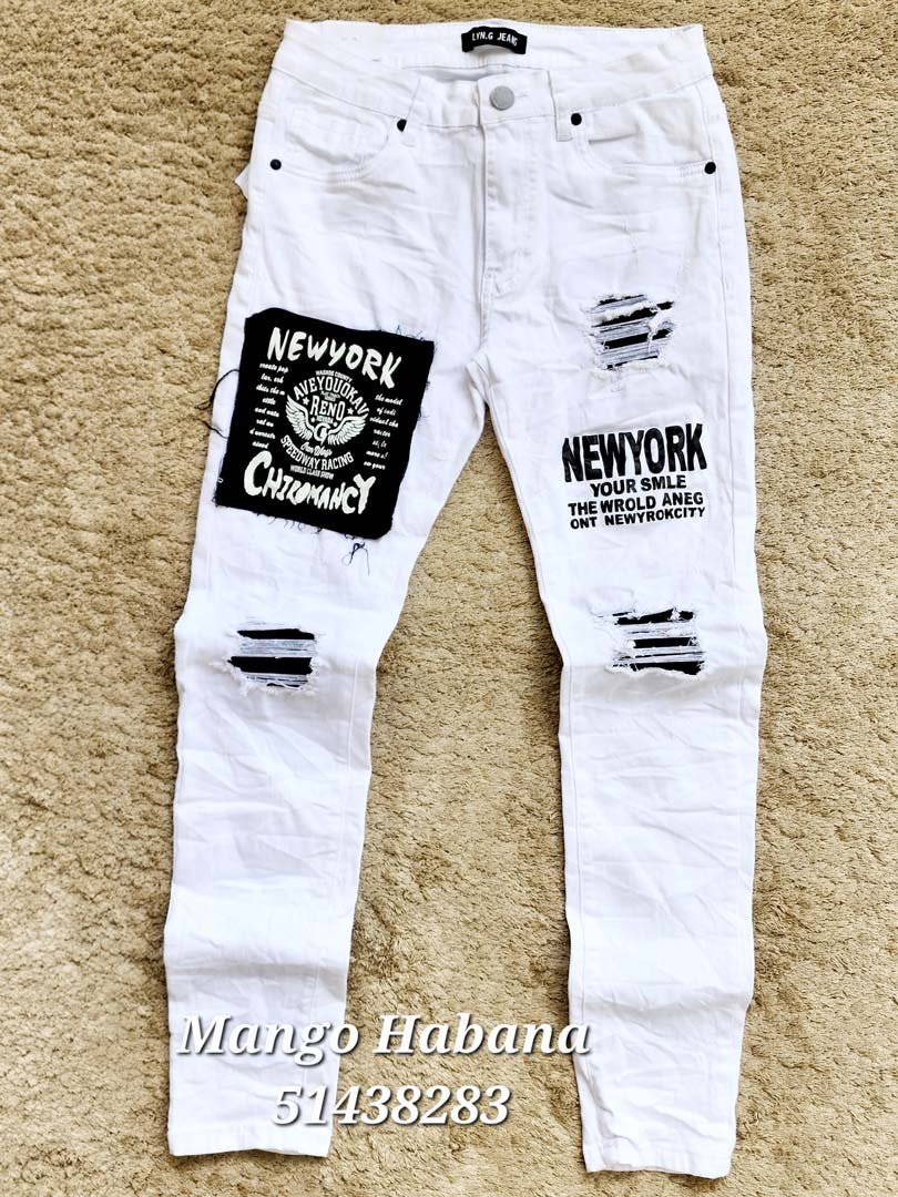 Pantalon Blanco de Elyn G Jeans