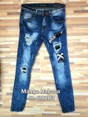 JEANS CON LETRAS PE826B