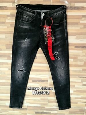 Jeans negro cenizo PJC6801G