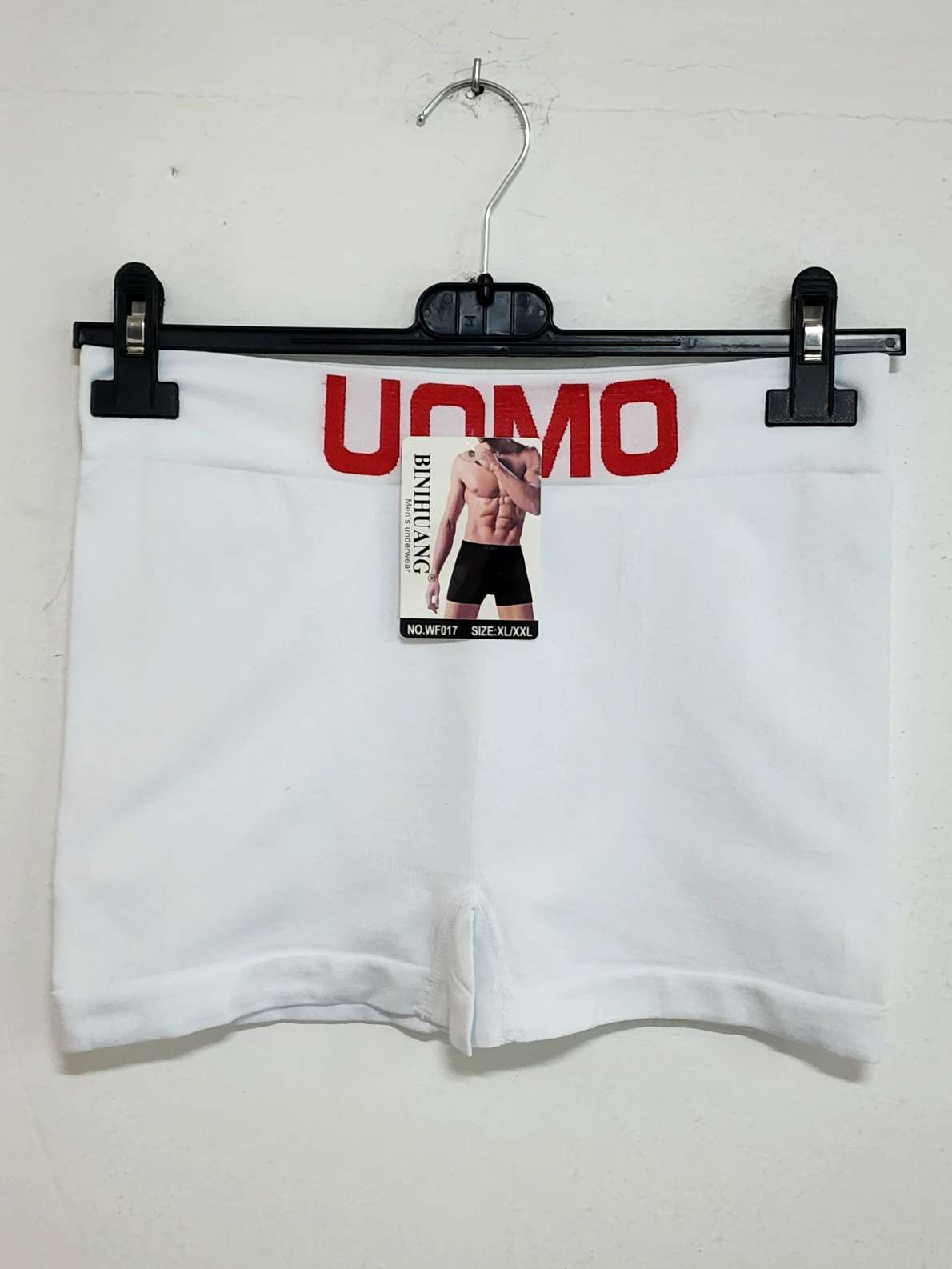 CALZONCILLO BLANCO CON DETALLE ROJO CUMO