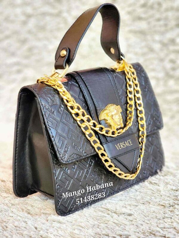 CARTERA VERSACE NEGRA MEDIANA