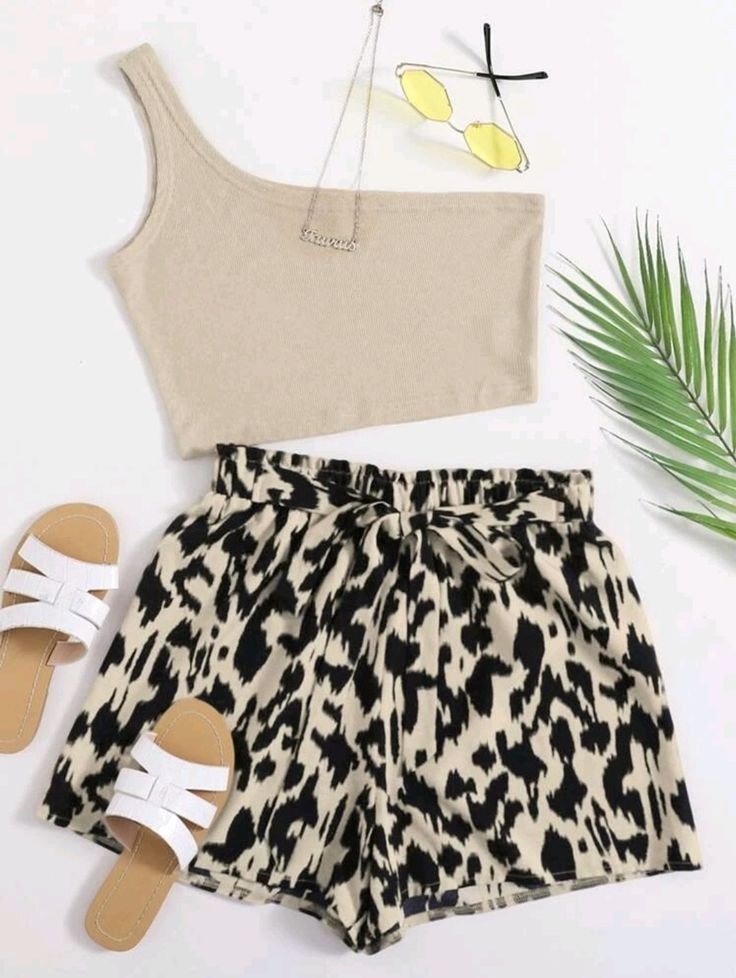 CONJUNTO DE SHORT LEOPARDO ACTA7