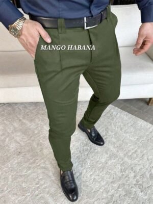 Pantalon de vestir Verde