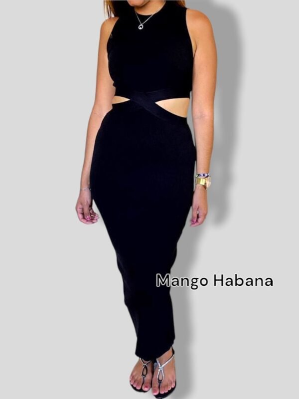 Vestido Bershka negro VBNAL