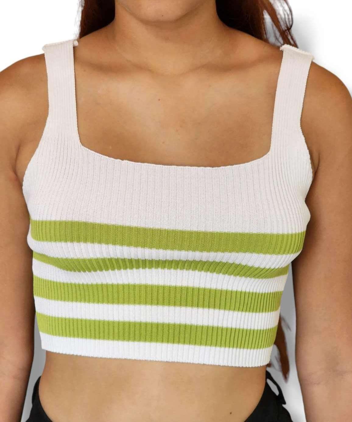 BLUSA VERDE ACEITUNA CORTA