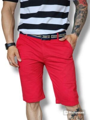 SHORT DE VESTIR ROJO SHRJO