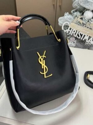 CARTERA Yves SAINT LAURENT NEGRA MEDIANA CYSL