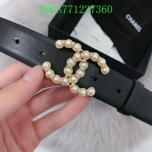 CINTO CHANEL NEGRO CCHN - Imagen 2