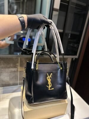 CARTERA Yves SAINT LAURENT NEGRA MEDIANA CYSL