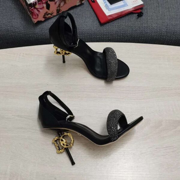 TACONES DOLCE GABBANA NEGRAS TDGBB - Imagen 2