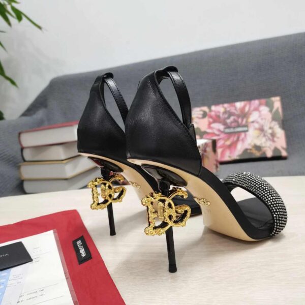 TACONES DOLCE GABBANA NEGRAS TDGBB - Imagen 4