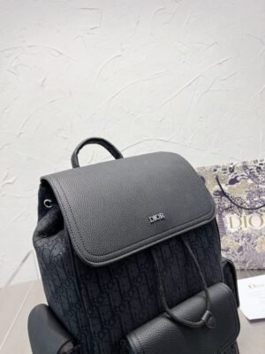 MOCHILA CHRISTIAN DIOR NEGRA GRANDE MCDN