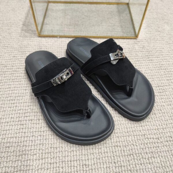 SANDALIAS HERMES NEGRAS ASHN