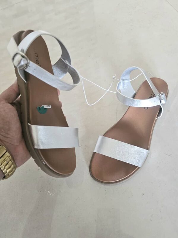 SANDALIAS PLATEADAS SDLP