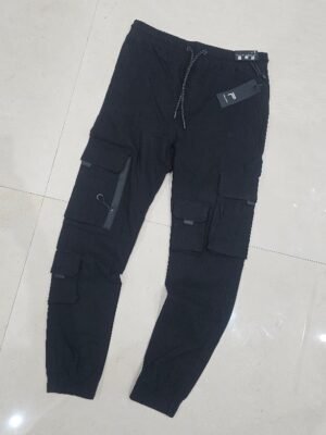 PANTALÓN JOGGER CARGO NEGRO PJCN1