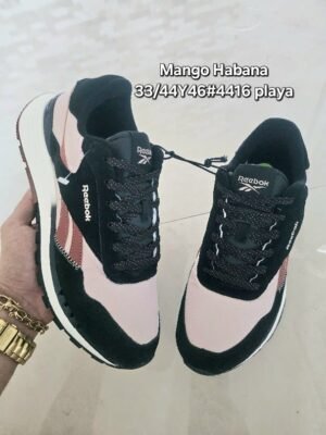 TENIS NEGROS Y ROSADOS TNNR1