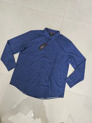 CAMISA AZUL MANGAS LARGAS CMS6