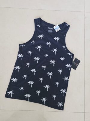 CAMISETA AZUL CON PALMERAS CMST1