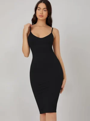 VESTIDO NEGRO AJUSTADO VNGO1