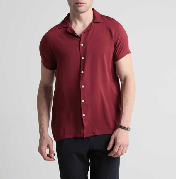 CAMISA ROJO VINO CMRJ