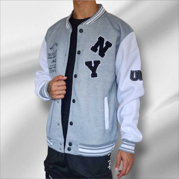 CHAQUETA GRIS CHGNY