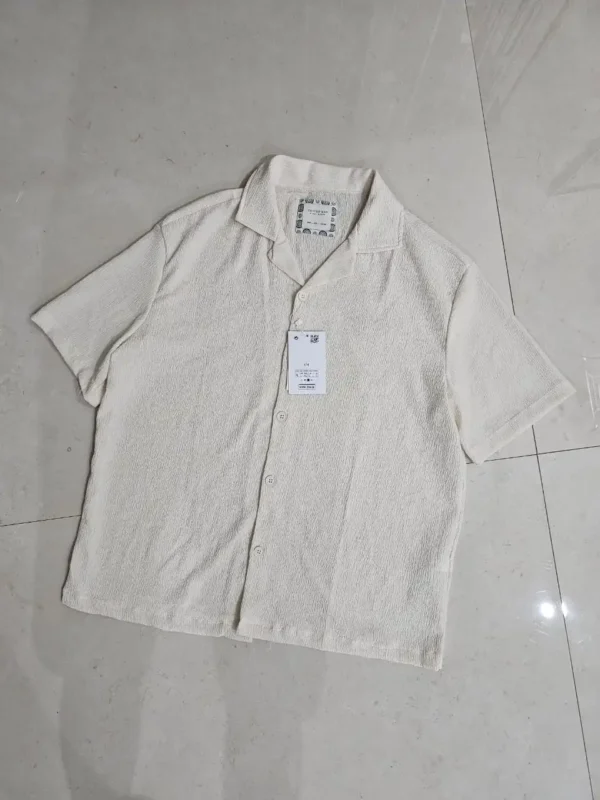 CAMISA BEIGE DE HOMBRE CMS63