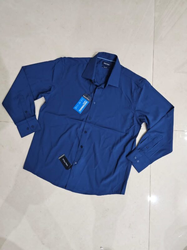 CAMISA AZUL NÁUTICA DE HOMBRE CMS65
