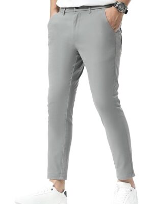 PANTALON DE VESTIR FASHION DENIM GRIS PVGS1