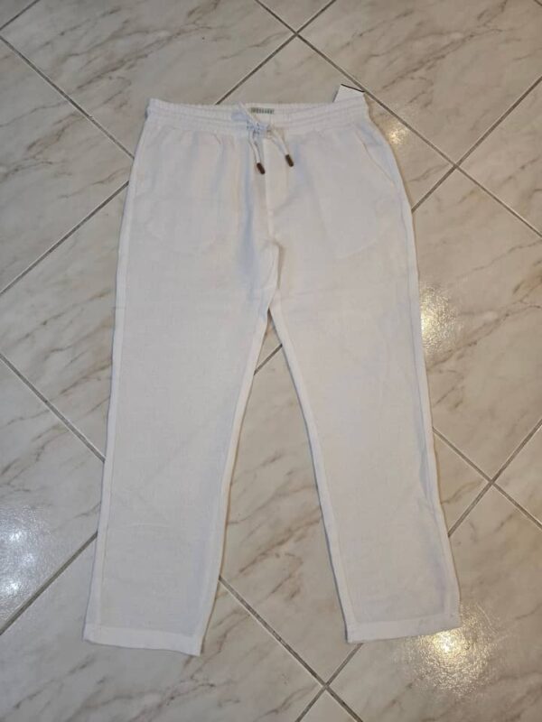 PANTALÓN DE HILO BLANCO PTN24