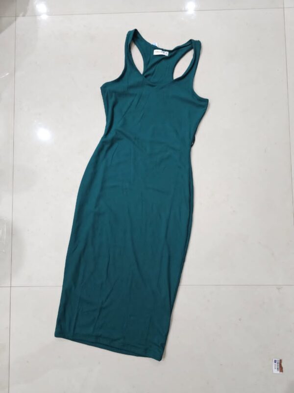 VESTIDO VERDE AJUSTADO VTD27