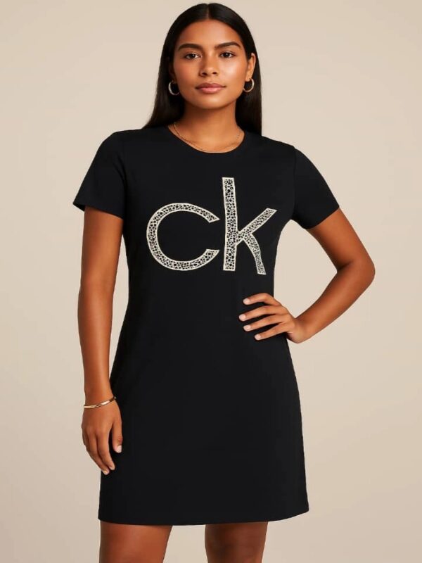 VESTIDO NEGRO CALVIN KLEIN VTD68
