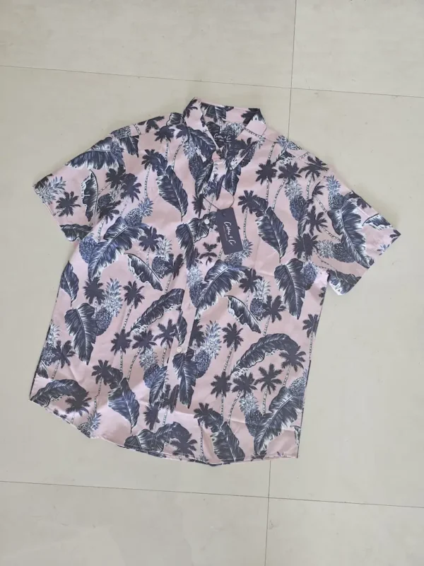 CAMISA DE ESTAMPADO TROPICAL CMS85