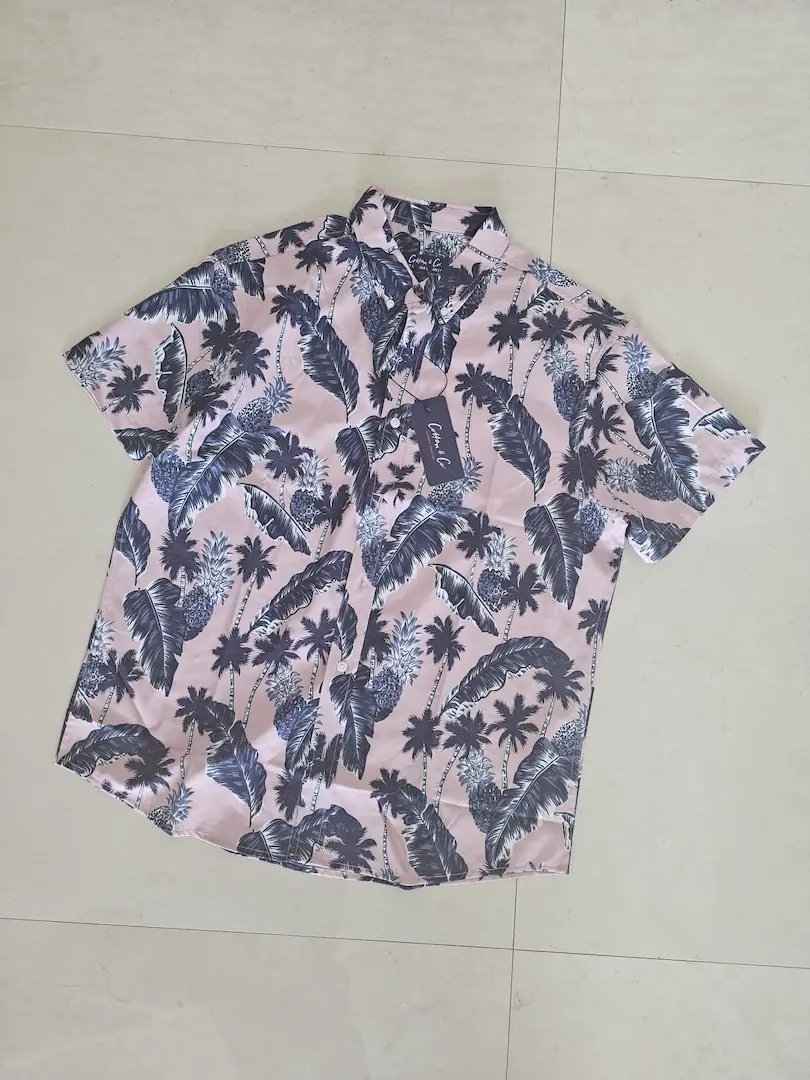 CAMISA DE ESTAMPADO TROPICAL CMS85