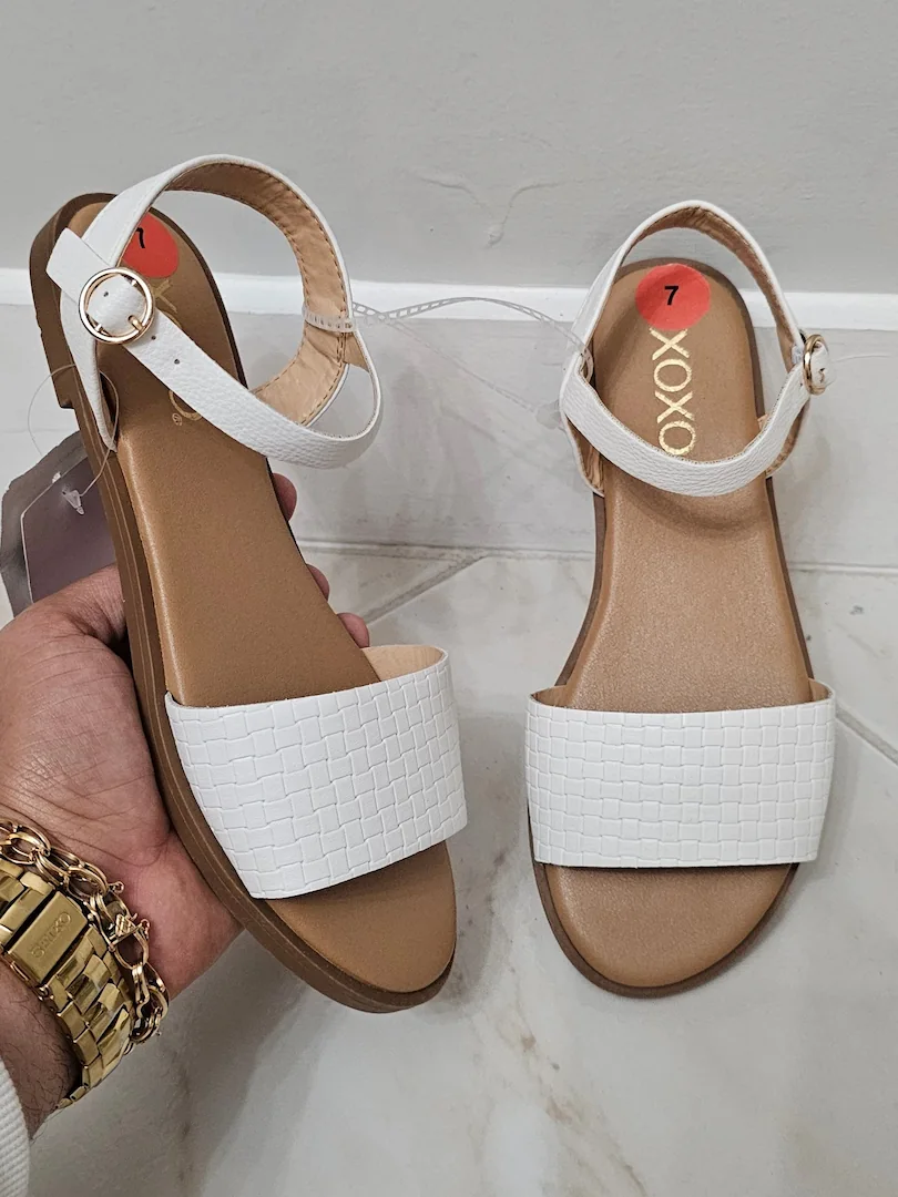 SANDALIAS BLANCAS SDL47