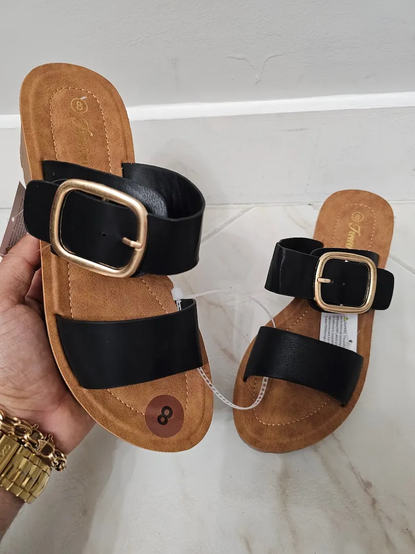 SANDALIAS NEGRAS SDL48