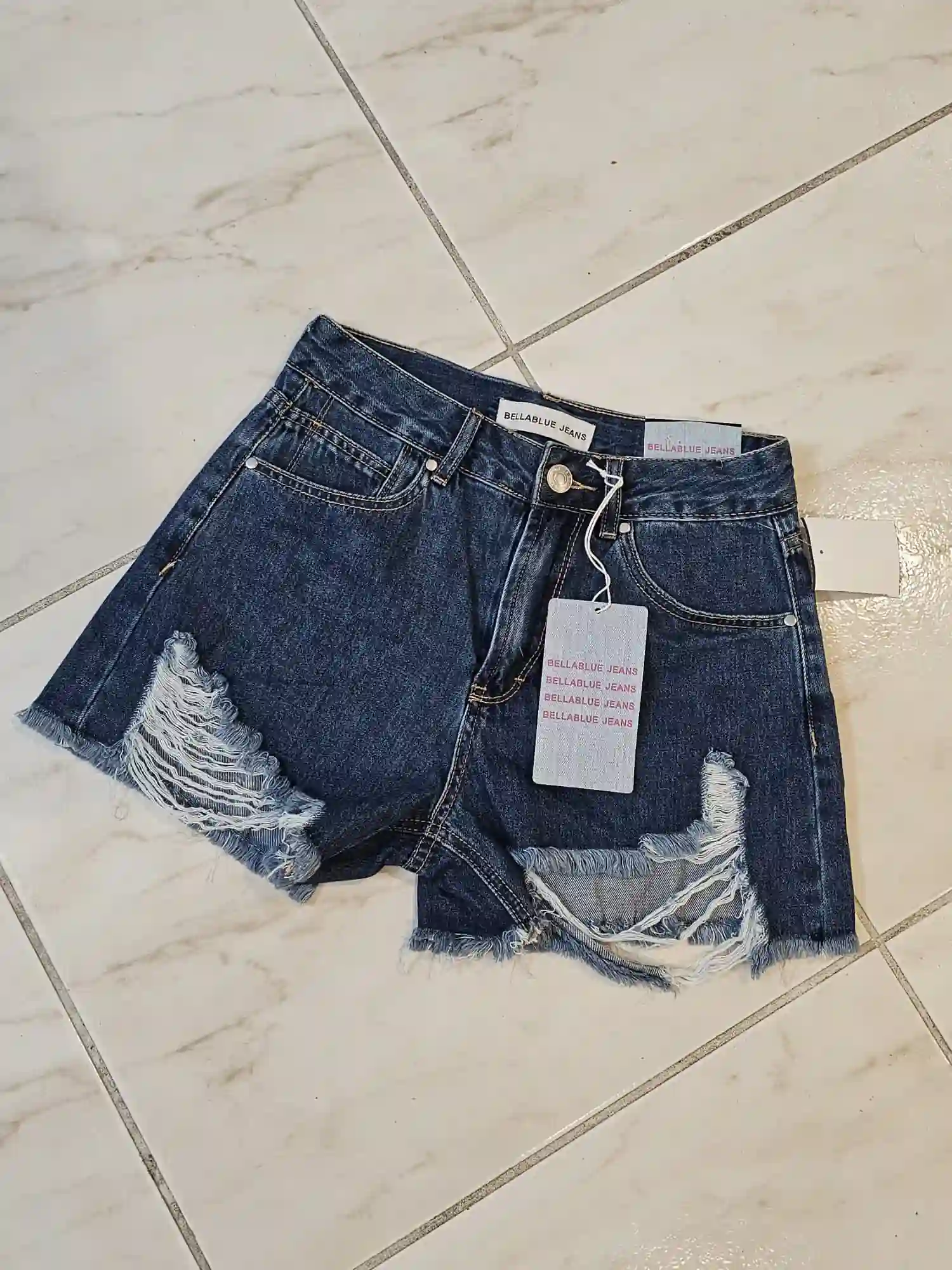 SHORT BELLA BLUE JEANS SHT1