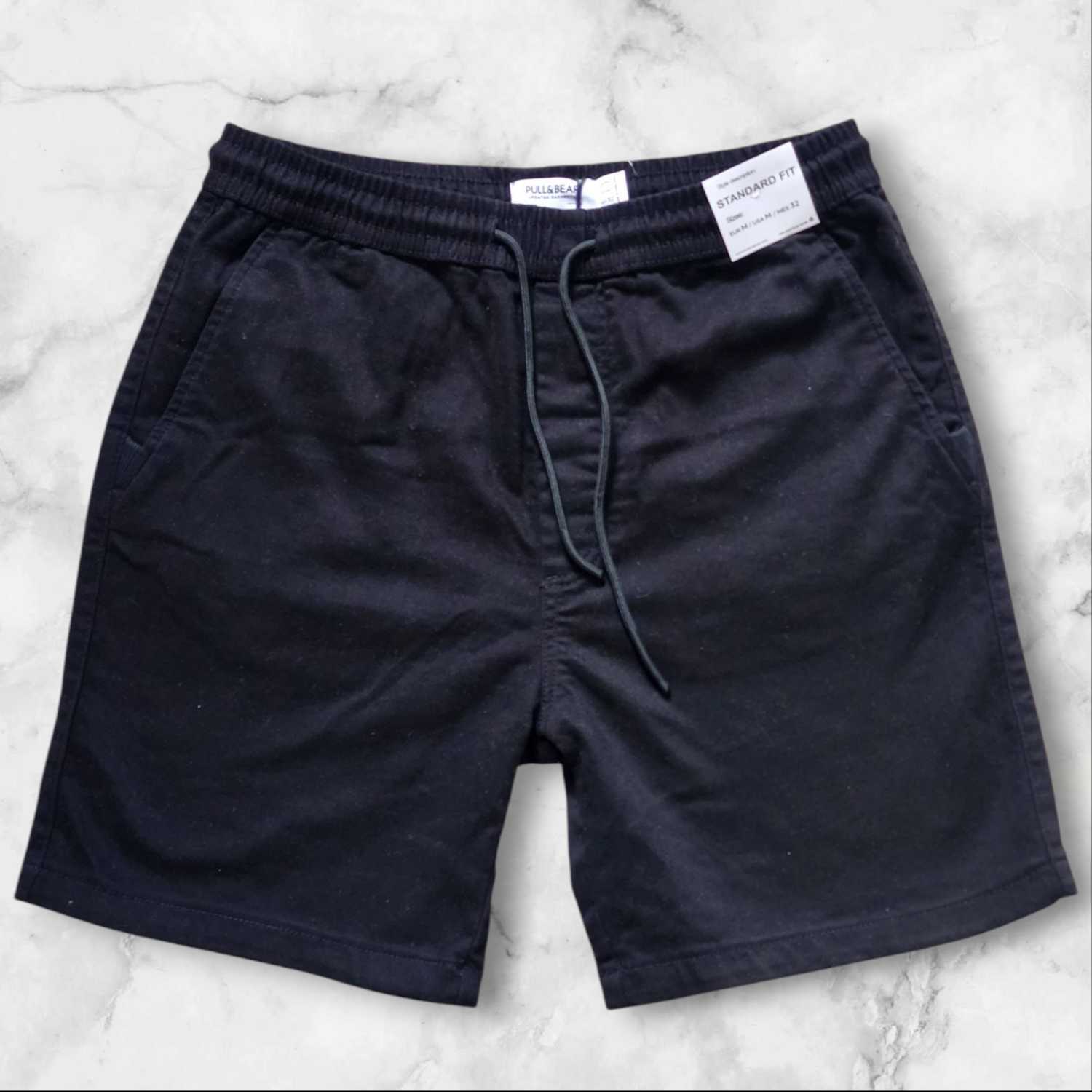 SHORT PULL&BEAR NEGRO SPBN3.