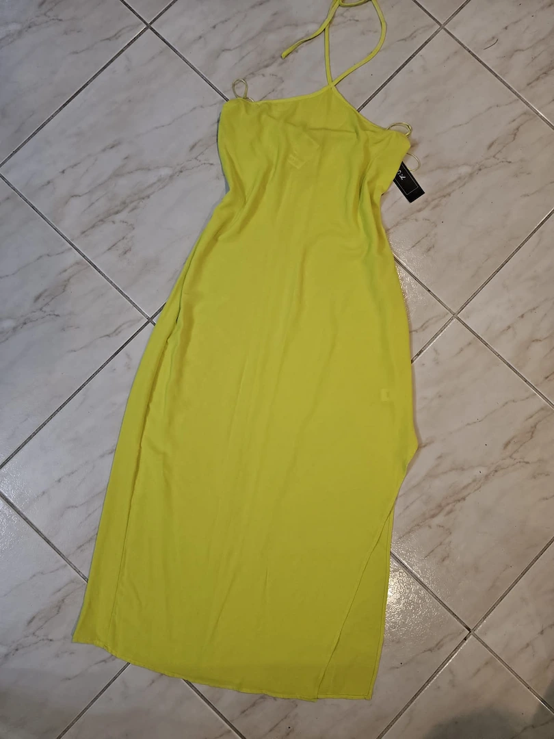 VESTIDO AMARILLO VTD79