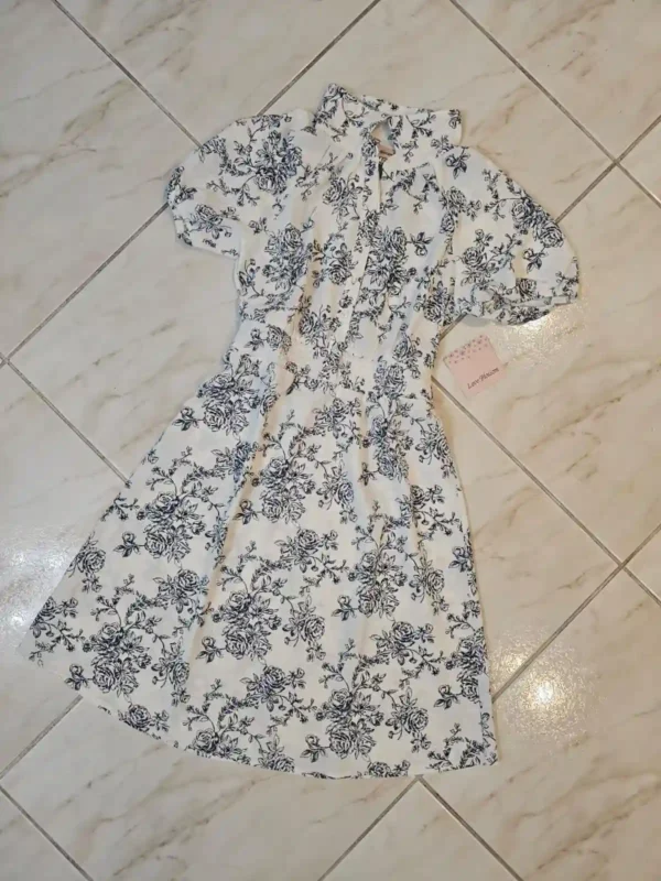 VESTIDO BLANCO DE FLORES LOVE BLOSSOM VTD60