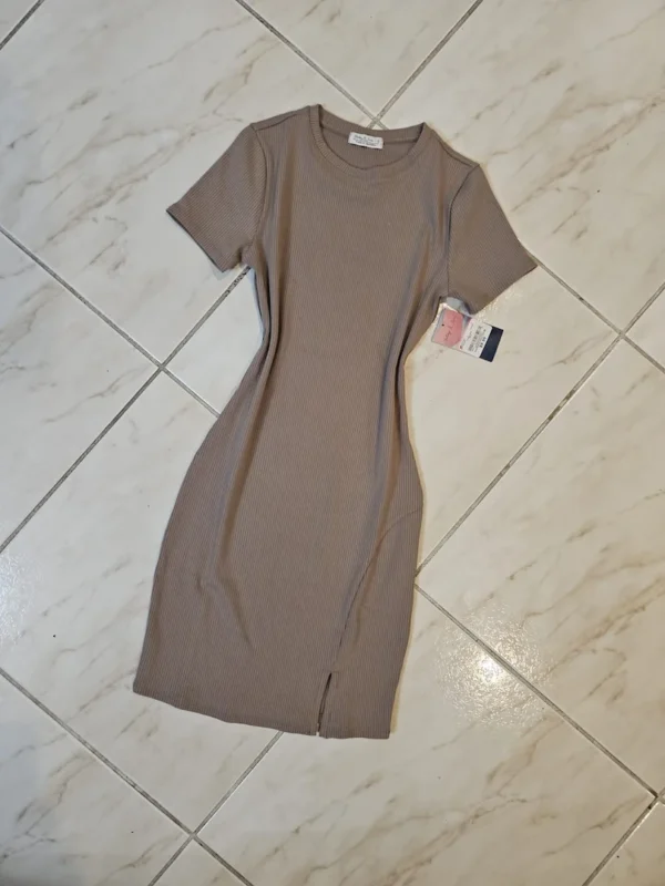 VESTIDO MARRON VTD82