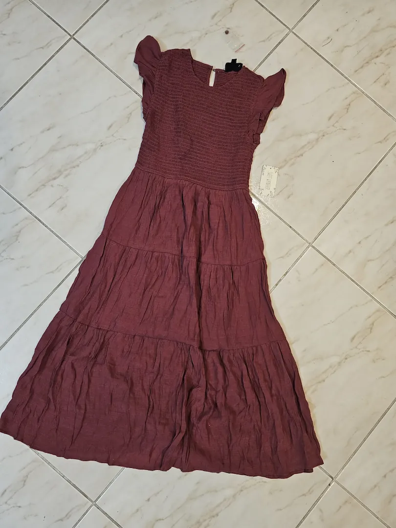 VESTIDO ROJO VTD114