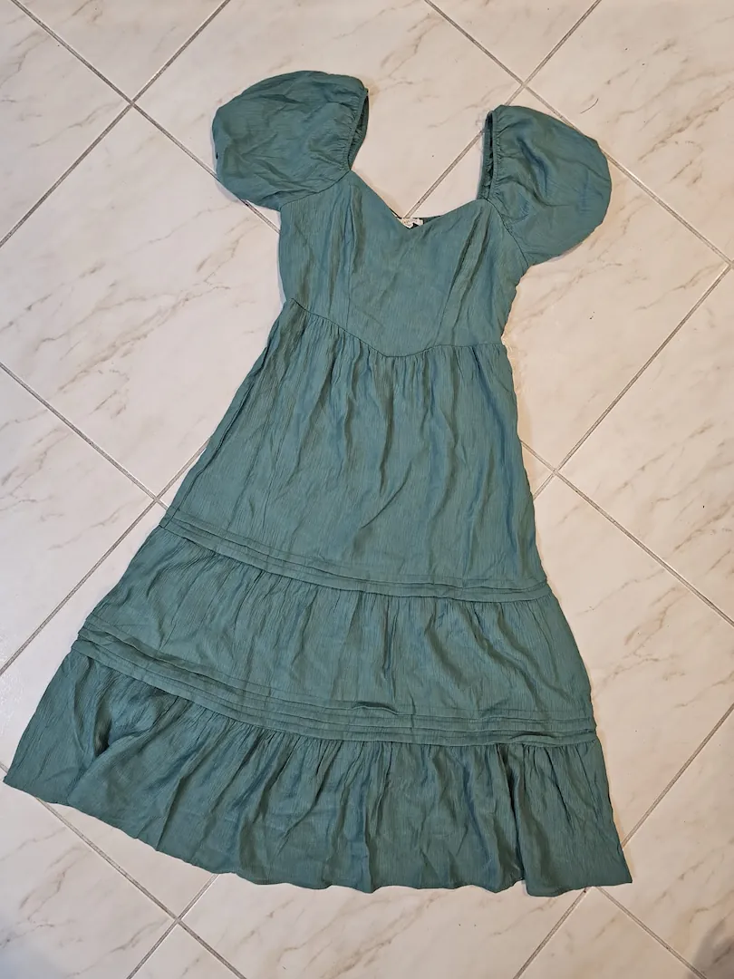 VESTIDO VERDE VTD90