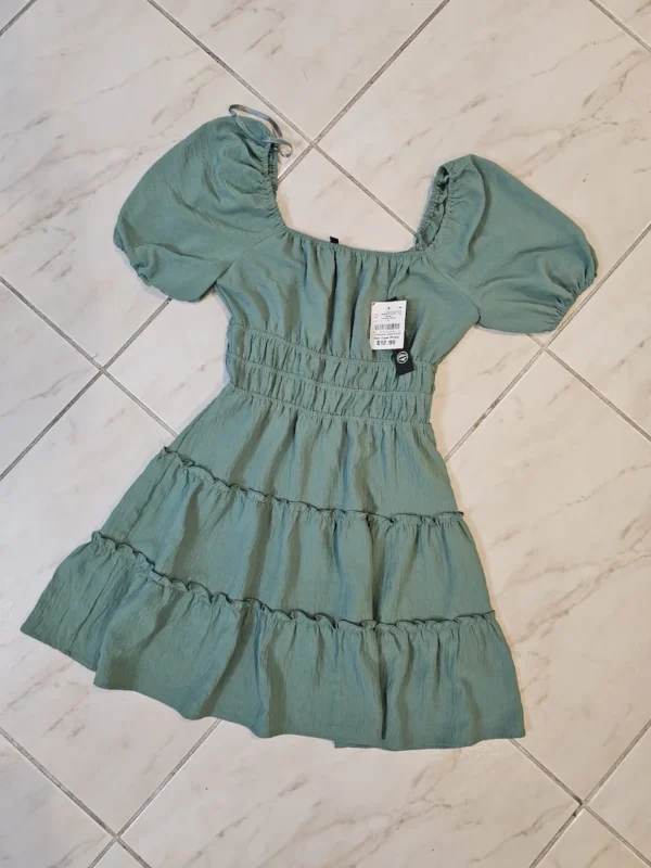 VESTIDO VERDE VTD91