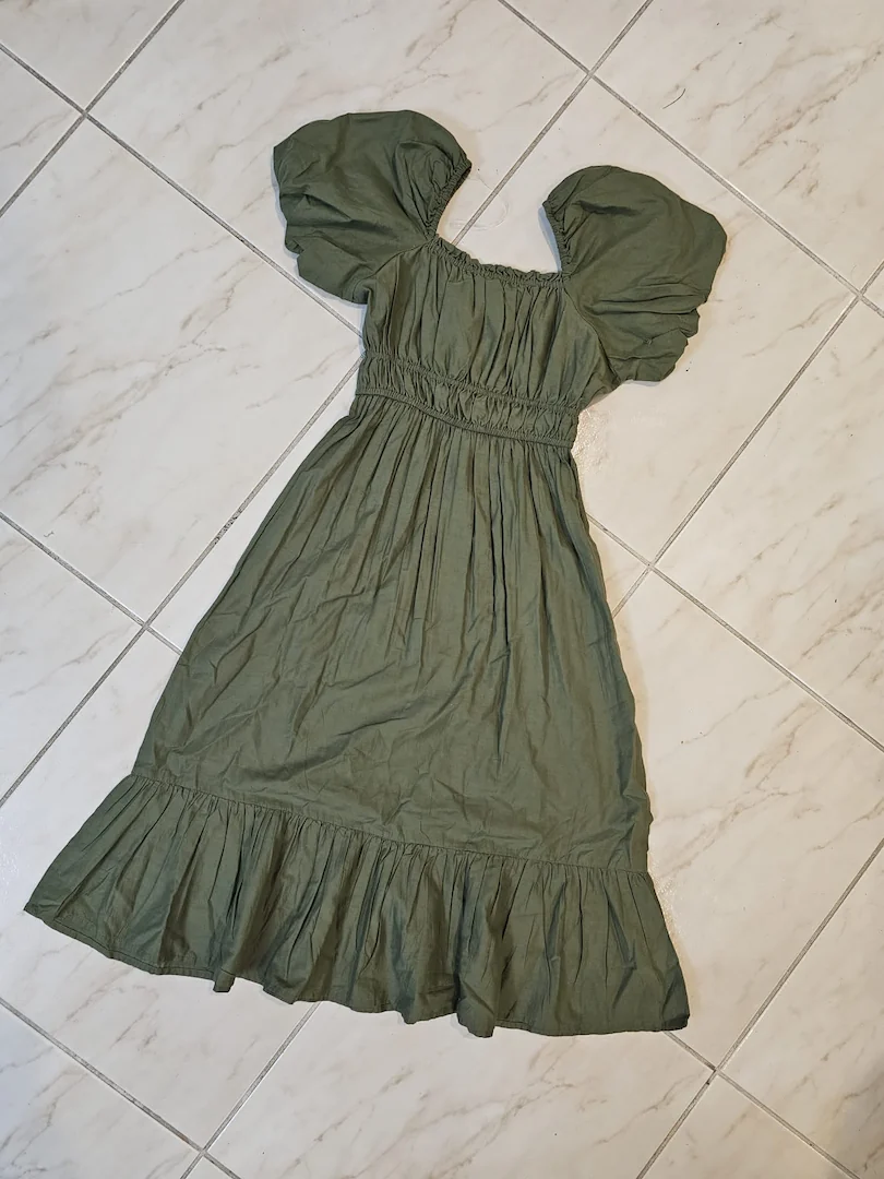 VESTIDO VERDE VTD93