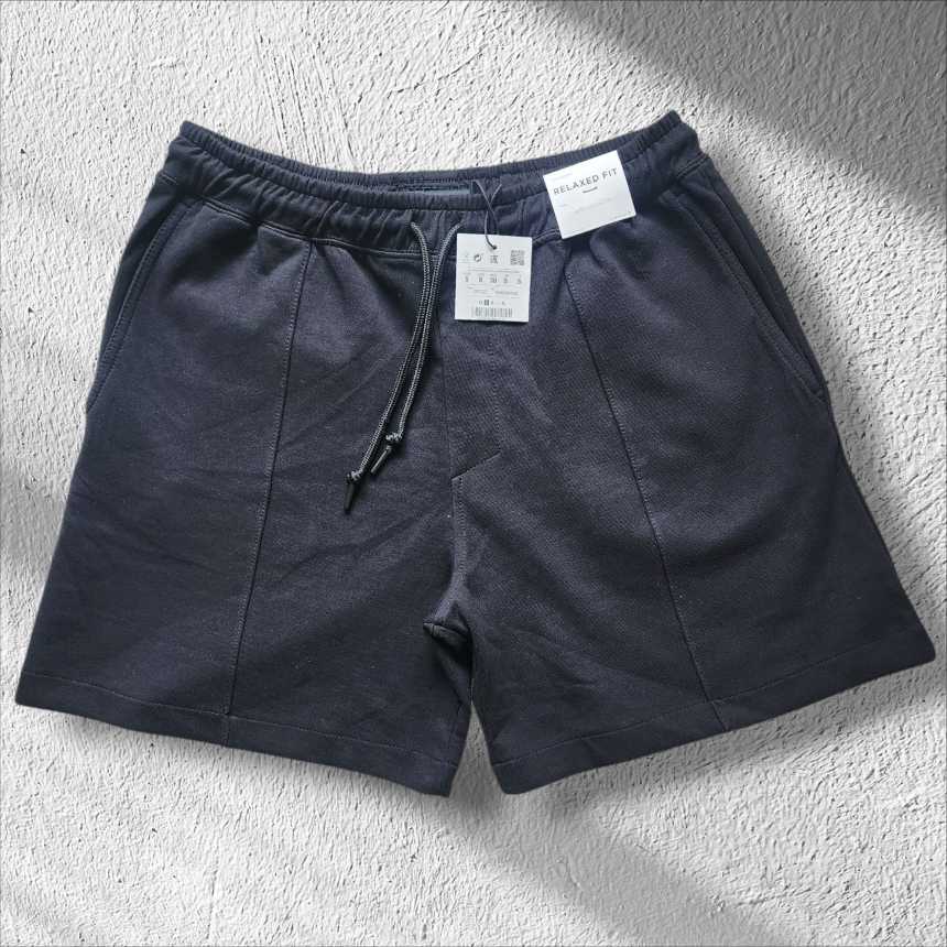 BERMUDA FELPA PULL&BEAR NEGRO BFPBN