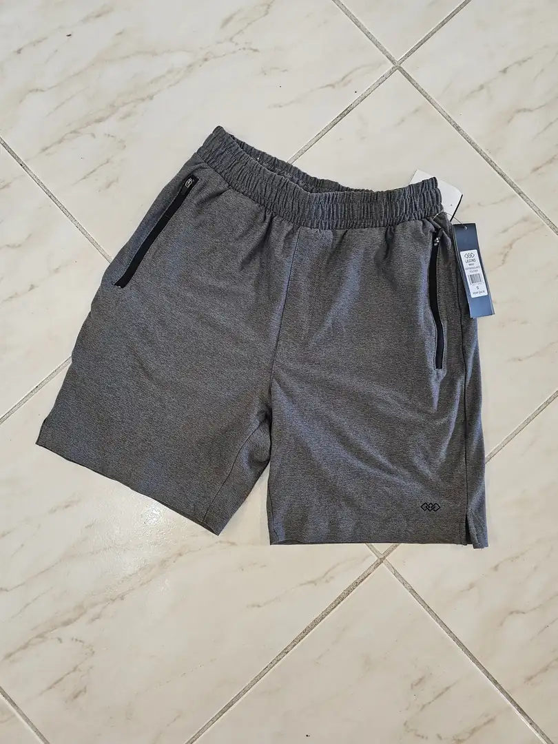 SHORT DE FELPA GRIS SHT57