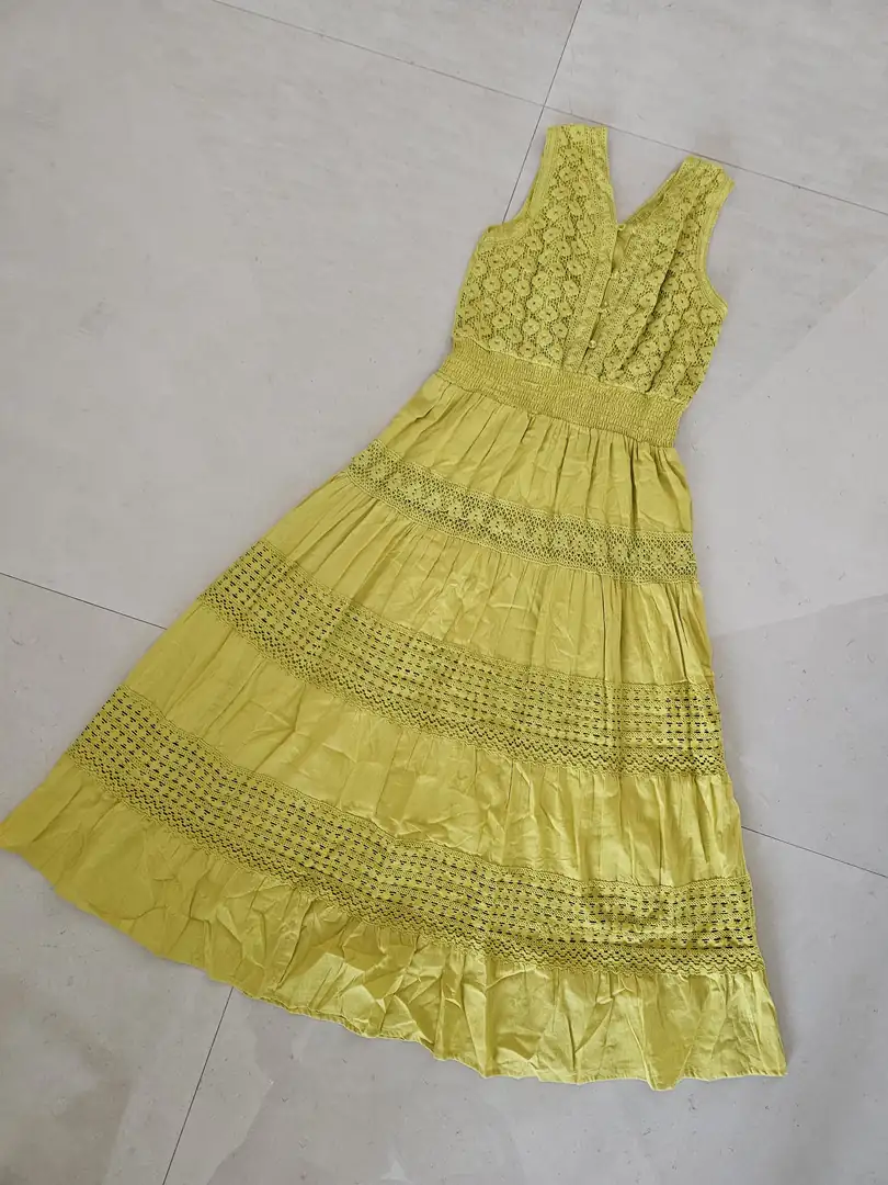 VESTIDO AMARILLO VTD167